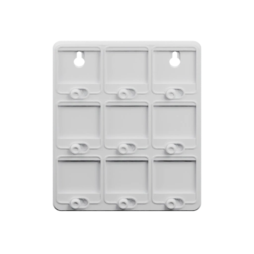 Панель с девятью ящиками