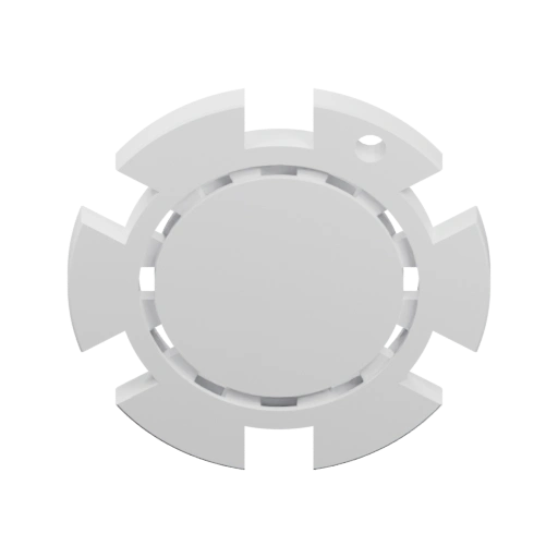 Круглый пластиковый диск с вырезами