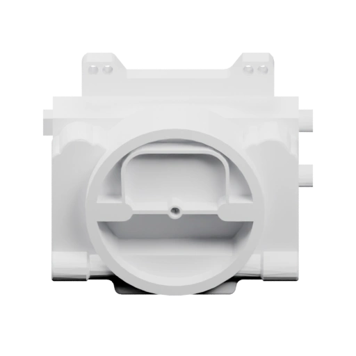 Узел с круглым отверстием и выступами