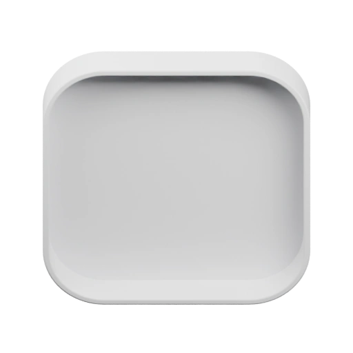 Прямоугольная тарелка с закругленными углами