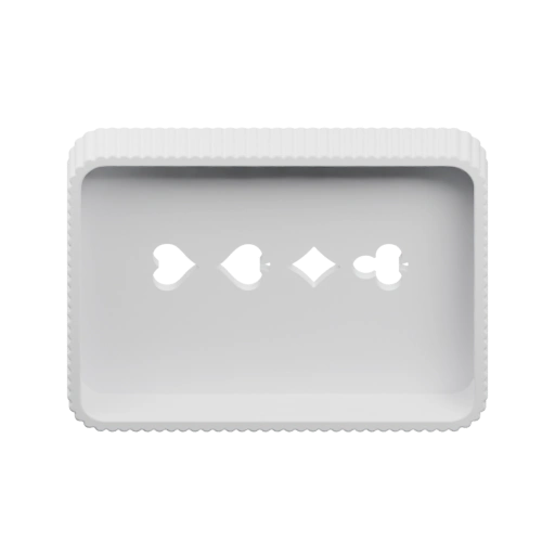 Плоская прямоугольная пластина с отверстиями