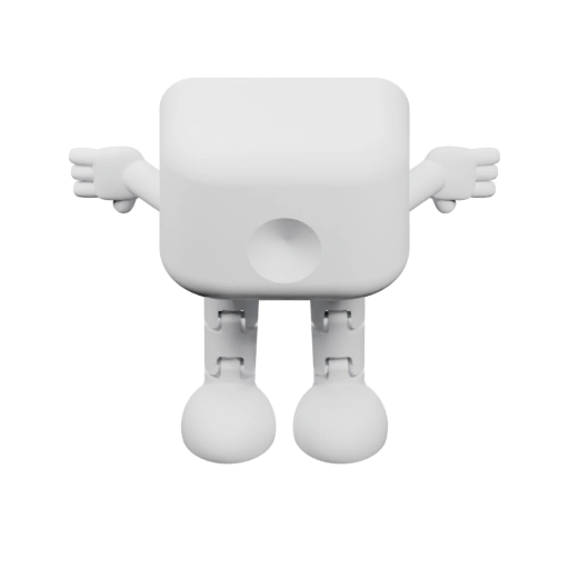 Миниатюрный робот с открытыми руками