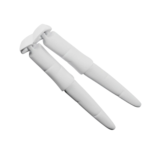 Две ручки с пластиковым корпусом