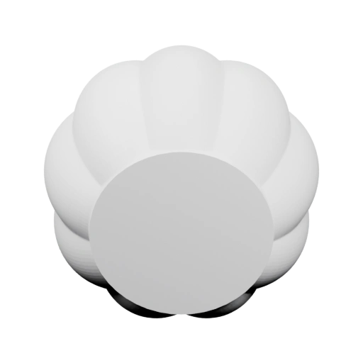 Симметричная 3D-форма с круглыми элементами