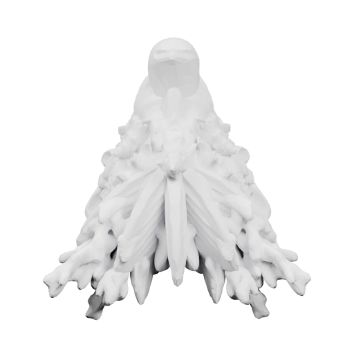 Снежный шлем с кристаллической текстурой