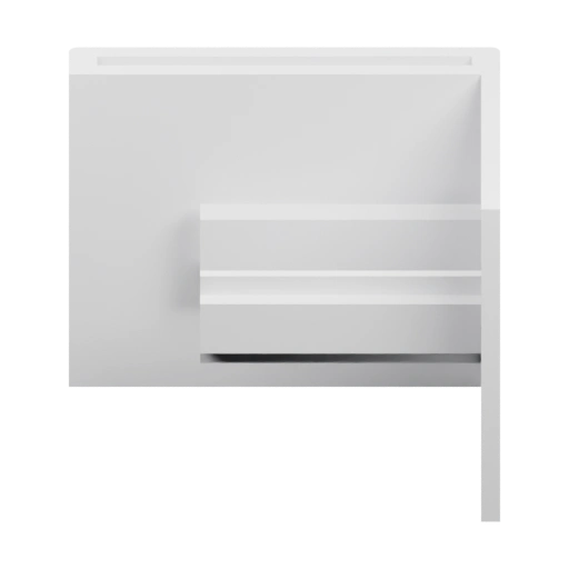 Стена с вырезом и полками