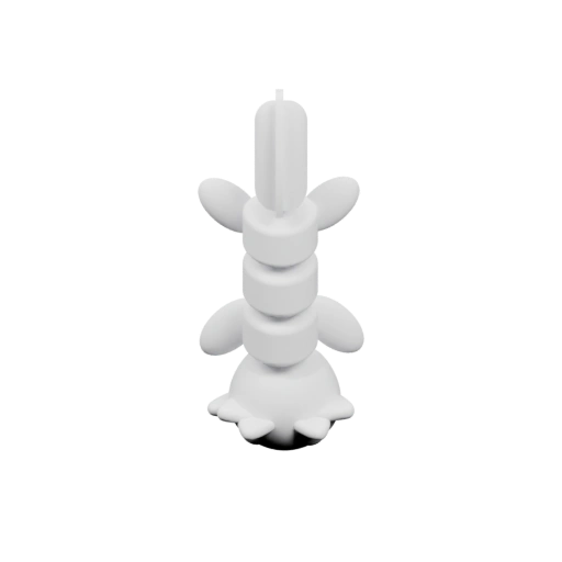 Стержень с выступами и кольцами