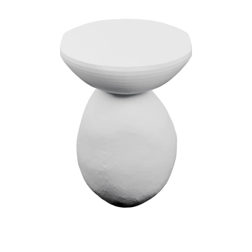 Стул-табурет с округлой формой