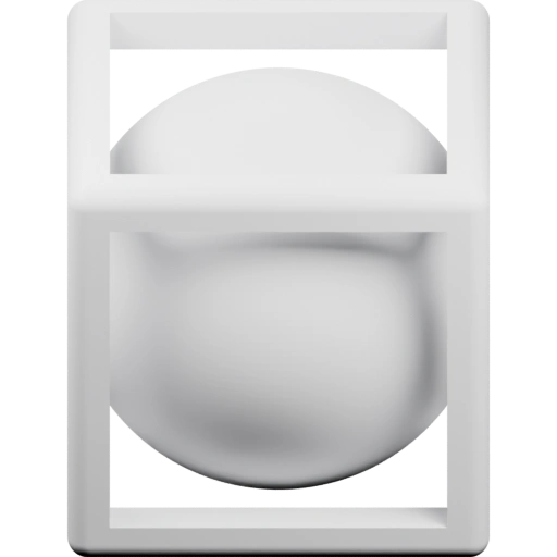 Сферический объект в рамке