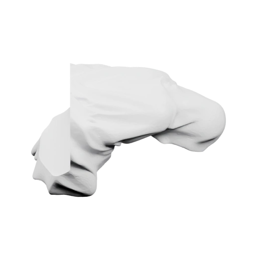 Складчатая ткань в форме