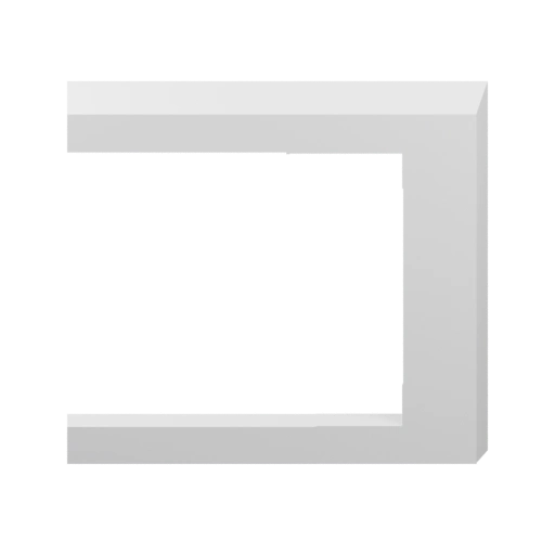 Угловой профиль с гладкой поверхностью