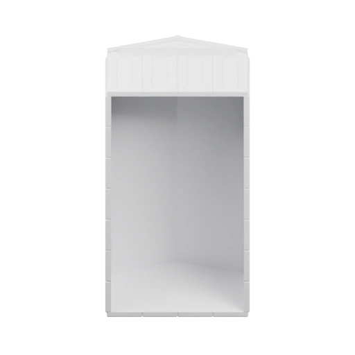 Угловой шкаф с открытым пространством