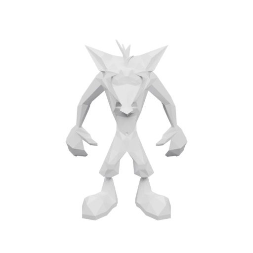 Стильный геометрический персонаж