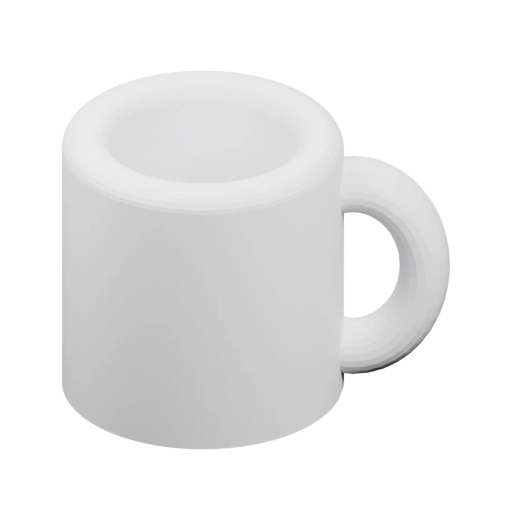 Простая кружка с ручкой