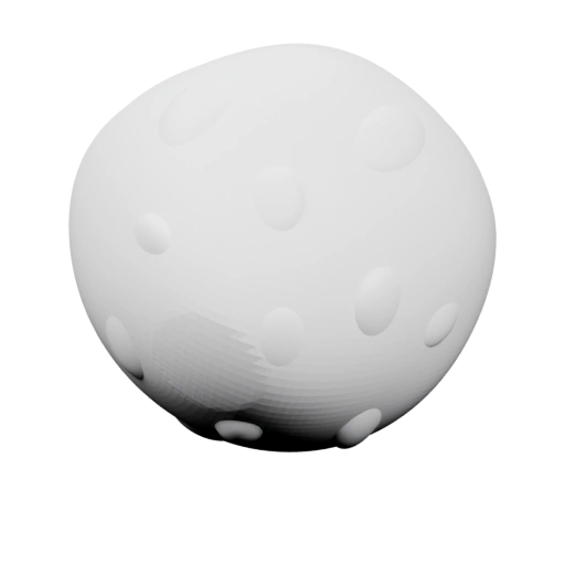 Сферическая модель с выступами