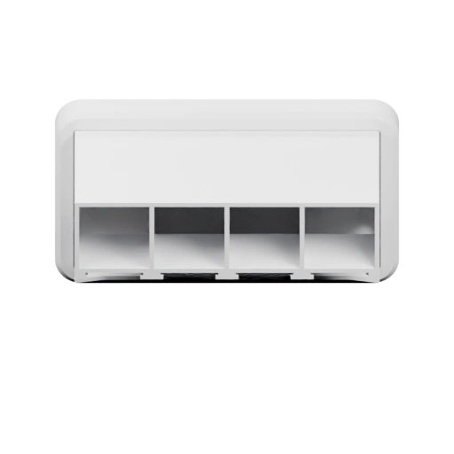 Шкаф с верхней дверцей и нижними полками