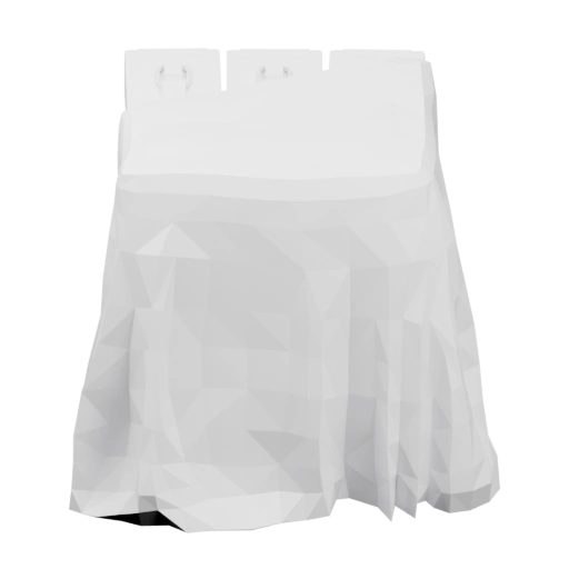 Юбка с поясом и складками