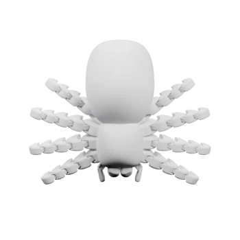 Сегментированная фигурка паука с подвижными лапами