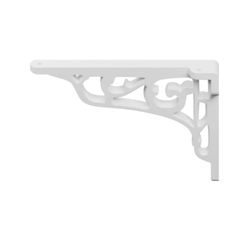 Левый кронштейн с ребрами жёсткости для монтажа