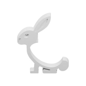 Кольцо‑держатель в форме кролика, размер 14 мм