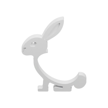 Кольцо‑держатель в форме кролика