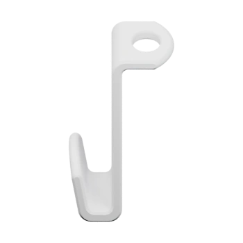 Настенный крючок с шестигранной площадкой и монтажным отверстием