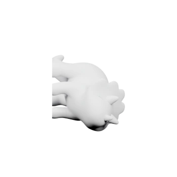 Фигурка трицератопса с гладкой спинкой