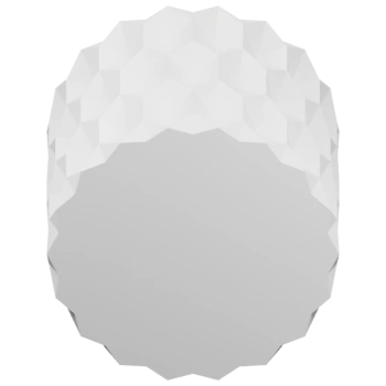 Кашпо с гранёной поверхностью, напоминающей огранённый камень