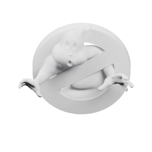 Призрак из логотипа Ghostbusters