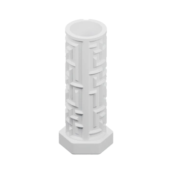 Нижняя часть шестигранного контейнера с рельефной стенкой