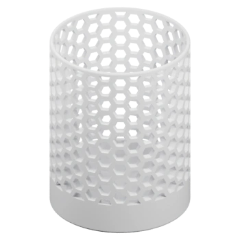 Цилиндрическая карандашница с сотовой перфорацией