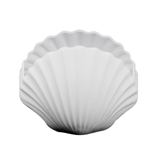 Форма напоминает морскую раковину с внутренним пространством