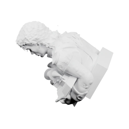 Структура с выступами и плавными формами