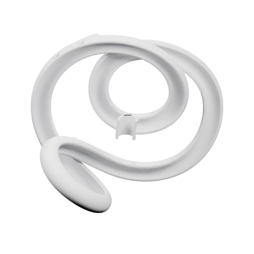 Изогнутая структура с несколькими витками и выступами