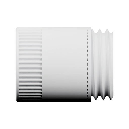 Узкий цилиндр с рифленой основой и вогнутым верхом