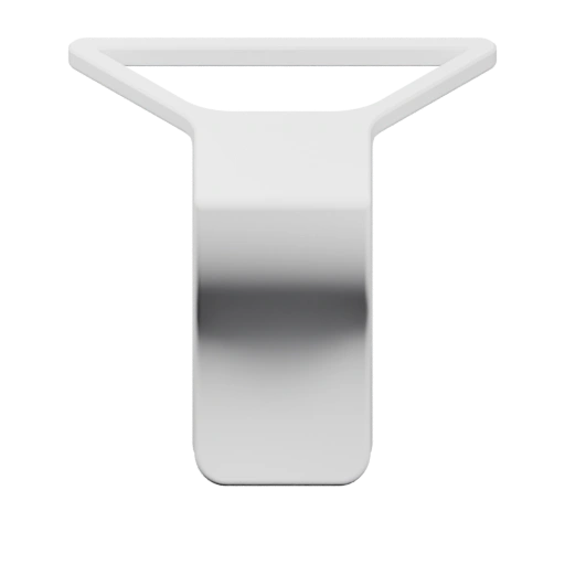 Имеет форму буквы с вырезами и вогнутыми участками