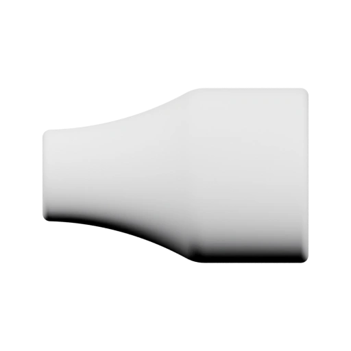 Предмет с конической формой и прямоугольным отверстием внутри