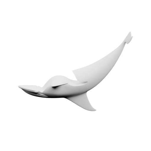 Структура с изогнутыми формами и выступами