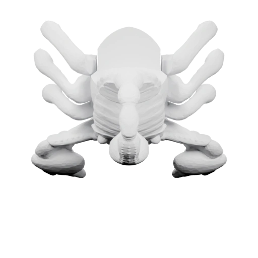 Силуэт с расправленными лапами и хвостом вверх