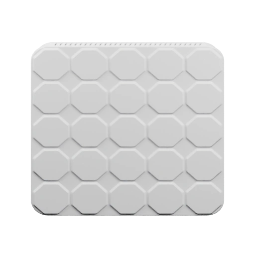 Плоская форма с отверстием и узором из шестиугольников