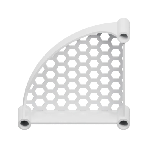 Полукруглая конструкция с отверстиями для вентиляции или поддержки