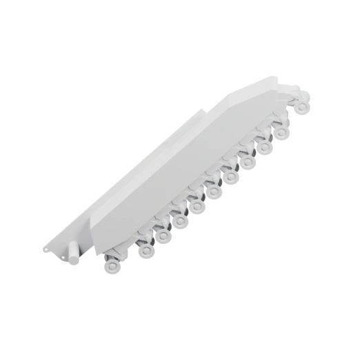 Две части соединены цепочкой колец в форме треугольника и ромба