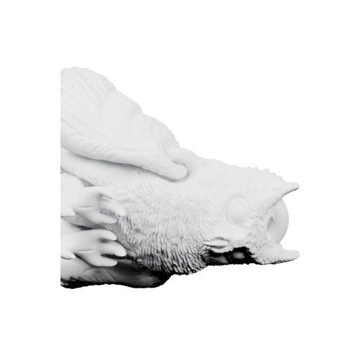 Сидит на ветке с расправленными крыльями и выразительным взглядом