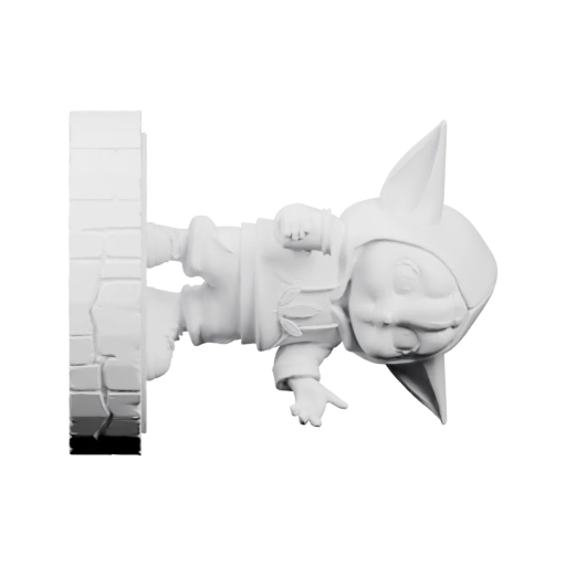 Устройство с фигурой, стоящей на круглом основании