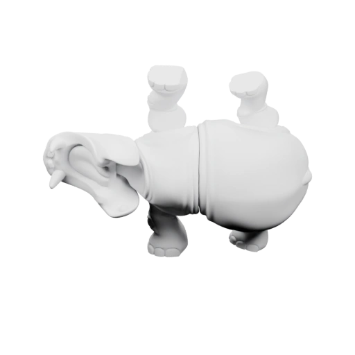 С округлым туловищем и вытянутой головой