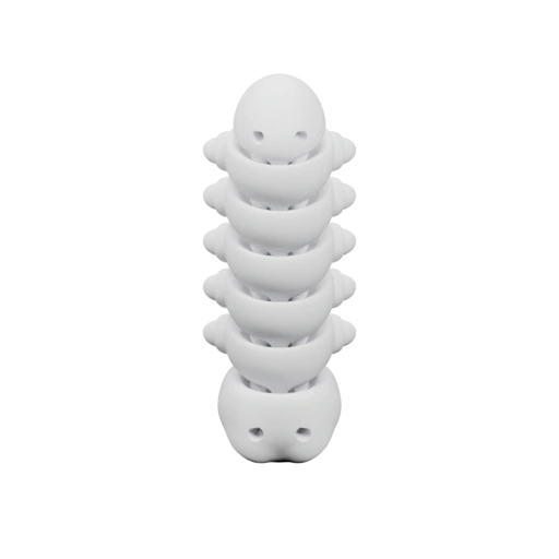 Симметричные структуры с плавными изгибами и повторяющимися элементами