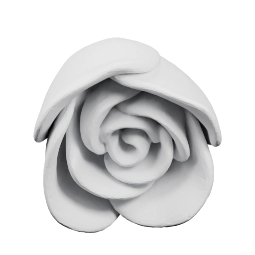 Симметричные лепестки, плавные изгибы, нежная форма