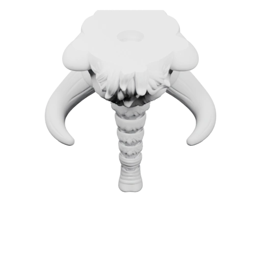 Симметрично расположенные с двумя парами ветвей и завитками