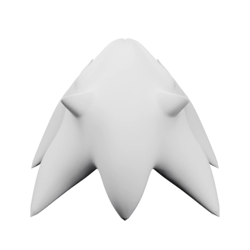 Замерзшие вершины с острыми краями и наклонными гранями