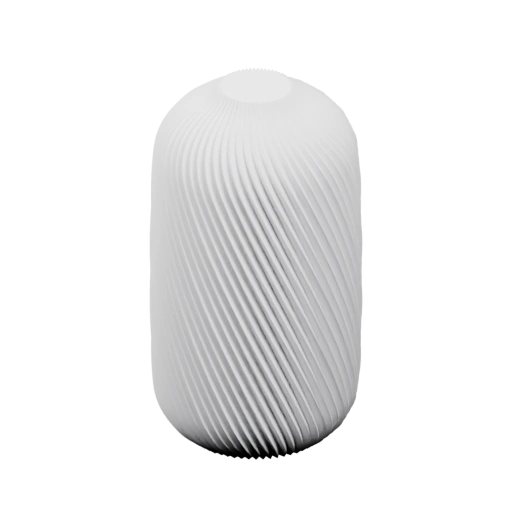 Суженный верх и неравномерные ребра по бокам